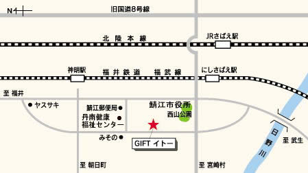お店の地図