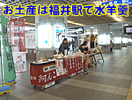 お土産は福井駅で水ようかん