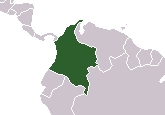 コロンビアの位置